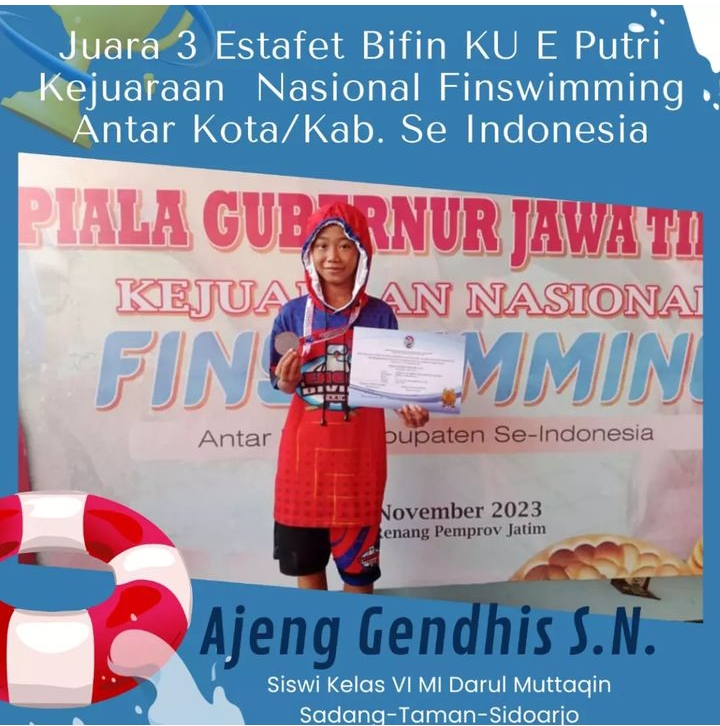 Lomba Renang Tingkat Nasional MI Darul Muttaqin