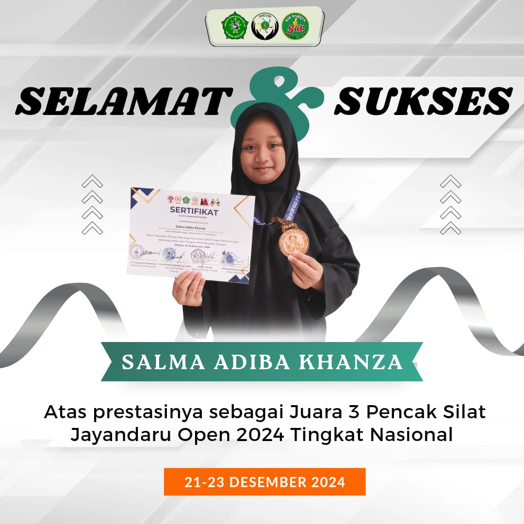 Juara 3 Pencak Silat Jayandaru Open 2024 Tingkat Nasional MI Darul Muttaqiin