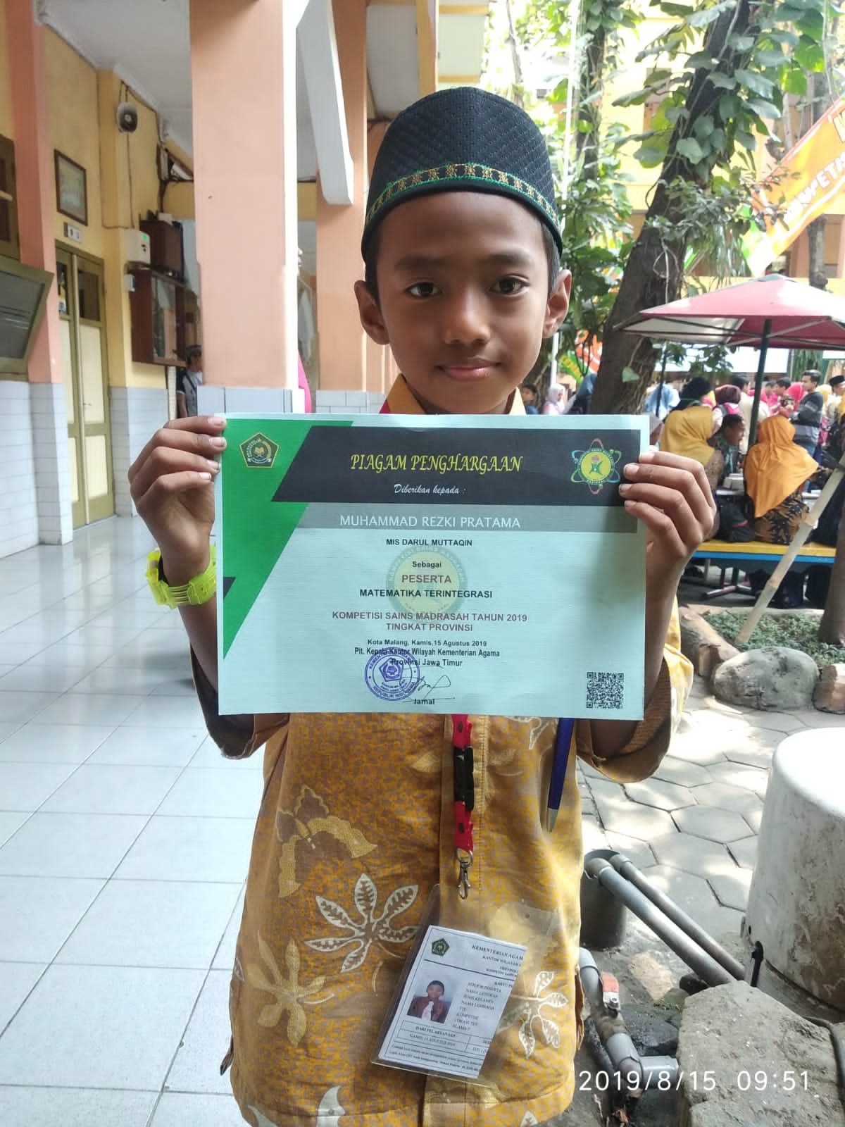 Kompetisi Sains Madrasah Tingkat Provinsi MI Darul Muttaqin